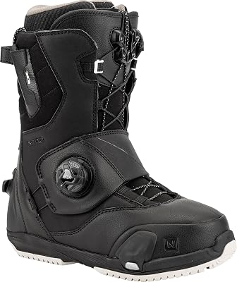 Nitro dam Cave Step On TLS snowboardbåt, svart, 27