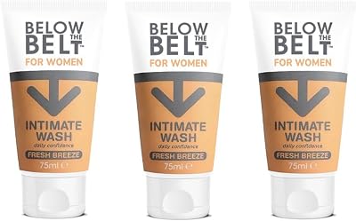 Below The Belt Female Intimate Wash Soap Free pH Balanced 3 x 75ml