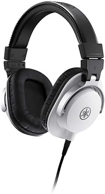 Yamaha HPH-MT5 Monitor Headphones, White, (HPH-MT5W)