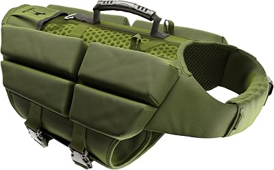 Noah & Paw hundflytväst, flytväst för hundar enligt mänskliga standarder, simväst för hundar, 3x skumstöd för maximal flytkraft, andningsbart nät, Veste de Flottaison pour Chien (storlek XL)